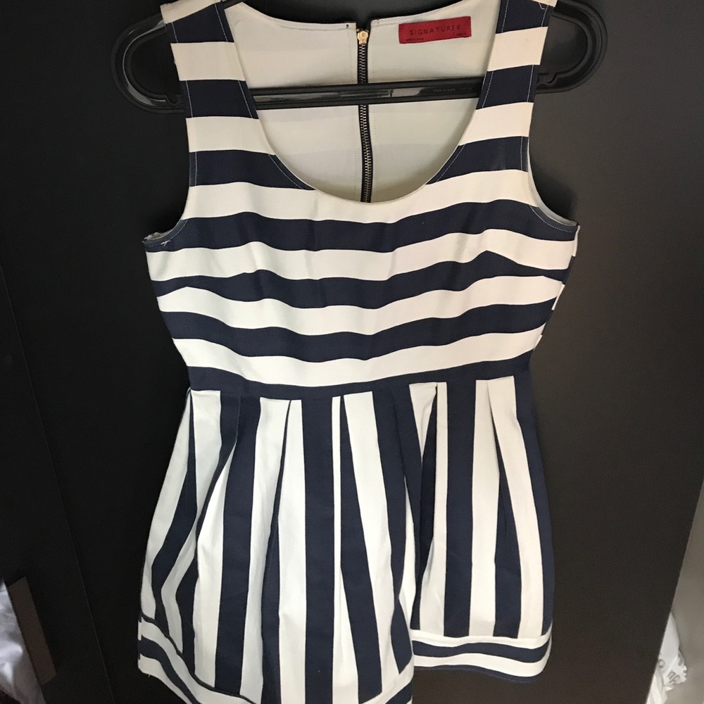Stripped summer dress